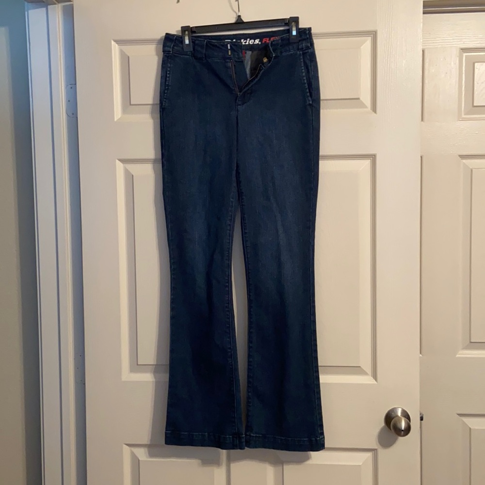Dickies Women's Boot Cut Jeans - Deep Indigo